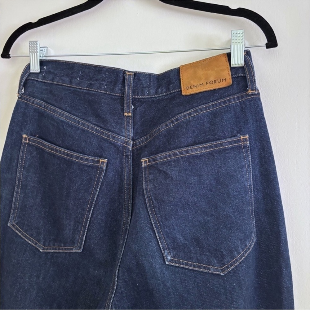 Aritzia Denim Forum The Joni High Rise Loose Jeans 29L Size 26 Inky Dark Blue - Picture 6 of 8